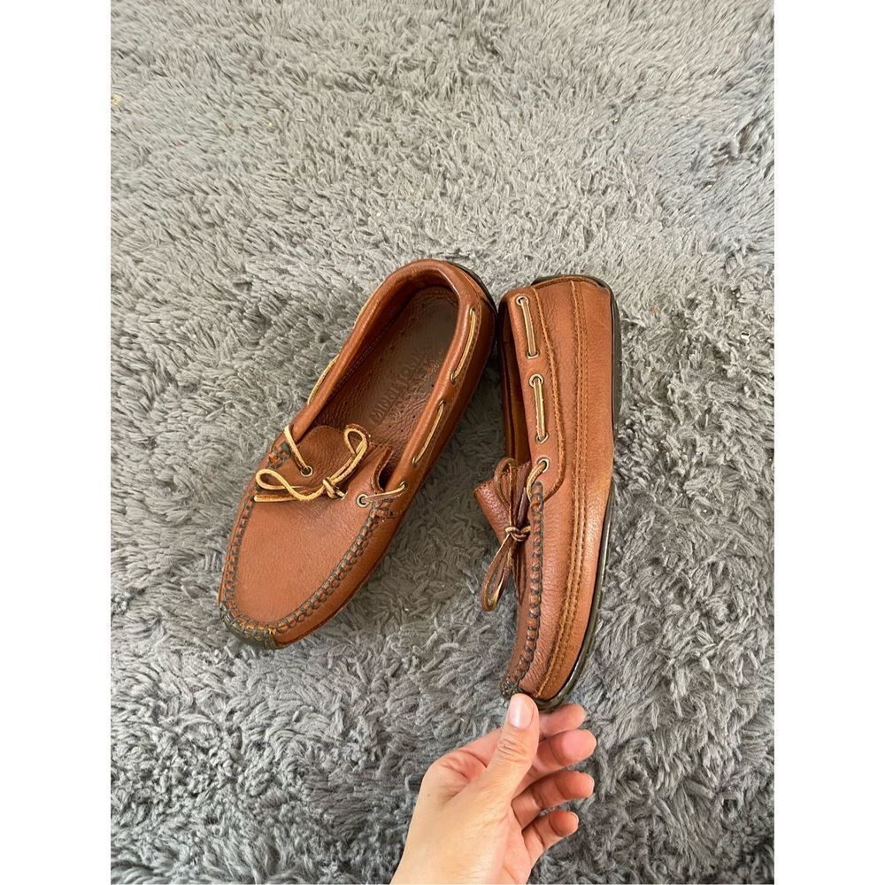Mens Minnetonka leather driving loafers‎ size 8